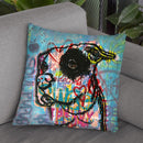 Soul Pup Throw Pillow By Dean Russo