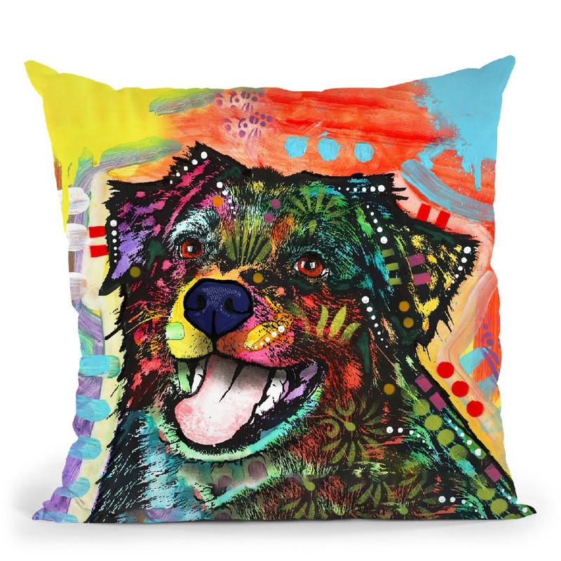 Speak Throw Pillow By Dean Russo