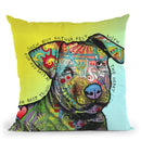 Sully With Words Throw Pillow By Dean Russo
