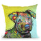Sully With Words Throw Pillow By Dean Russo