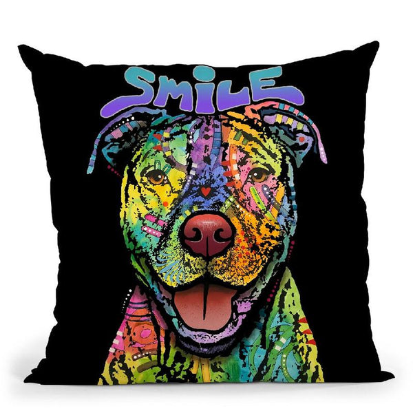 That Smile Throw Pillow By Dean Russo