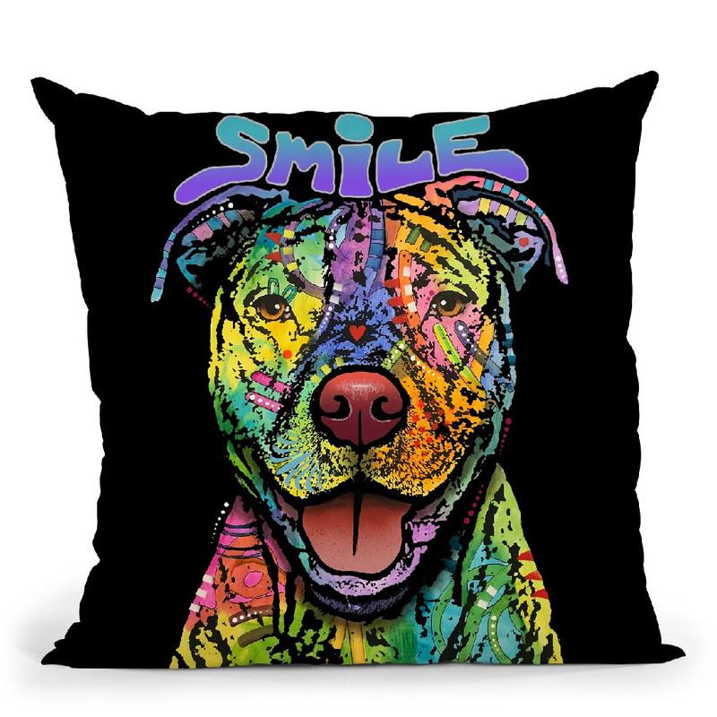 That Smile Throw Pillow By Dean Russo