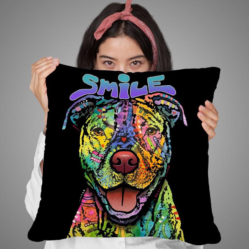 That Smile Throw Pillow By Dean Russo