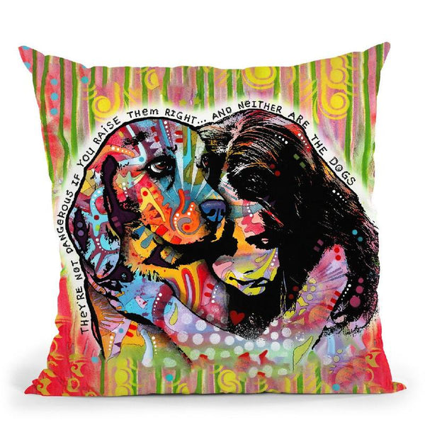 They'Re Not Dangerous Throw Pillow By Dean Russo