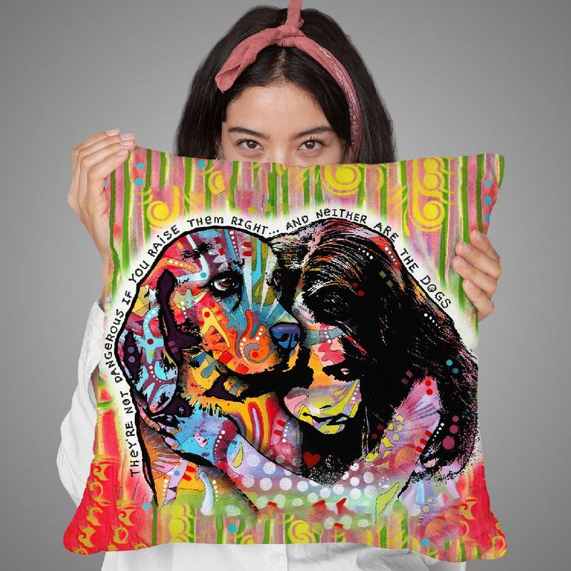 They'Re Not Dangerous Throw Pillow By Dean Russo