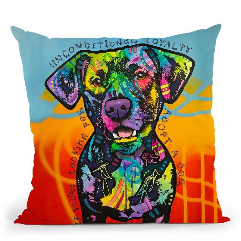 Unconditional Loyalty Throw Pillow By Dean Russo