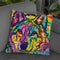 The Stare Of The Wolf Throw Pillow By Dean Russo