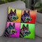 Who Rescued Who 4X Throw Pillow By Dean Russo