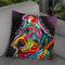With My Dog Throw Pillow By Dean Russo