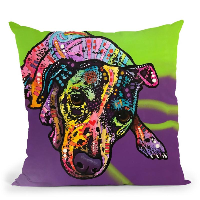 Indelible Jack Throw Pillow By Dean Russo