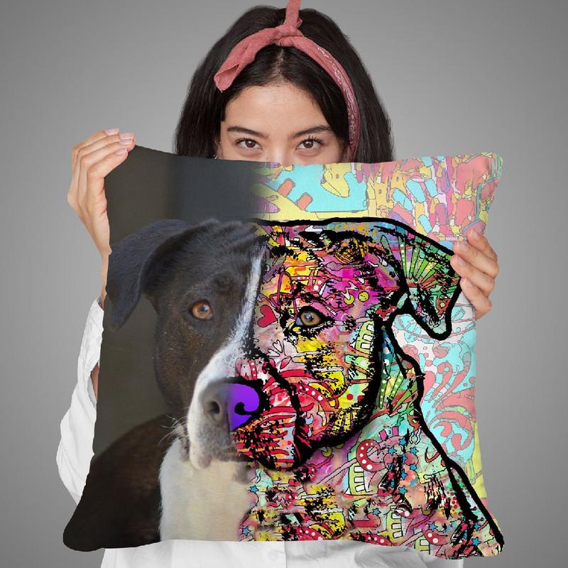 Christine Dewey Lulu Throw Pillow By Dean Russo