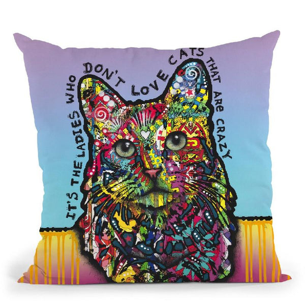 Crazylady Throw Pillow By Dean Russo