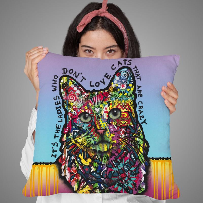 Crazylady Throw Pillow By Dean Russo