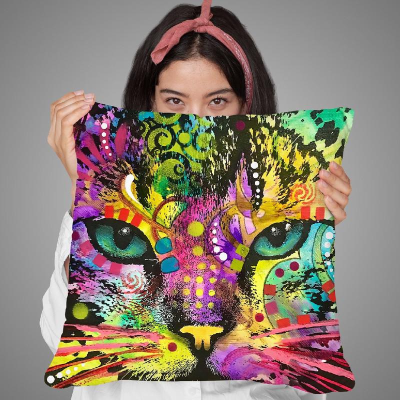Don'T Look Away Throw Pillow By Dean Russo