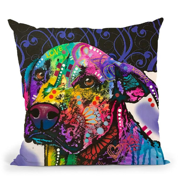 Expression Throw Pillow By Dean Russo
