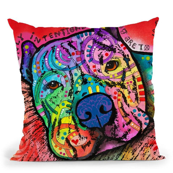 Intentions Throw Pillow By Dean Russo