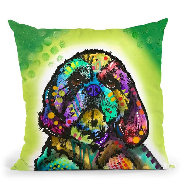 Kindaih Tzu Throw Pillow By Dean Russo