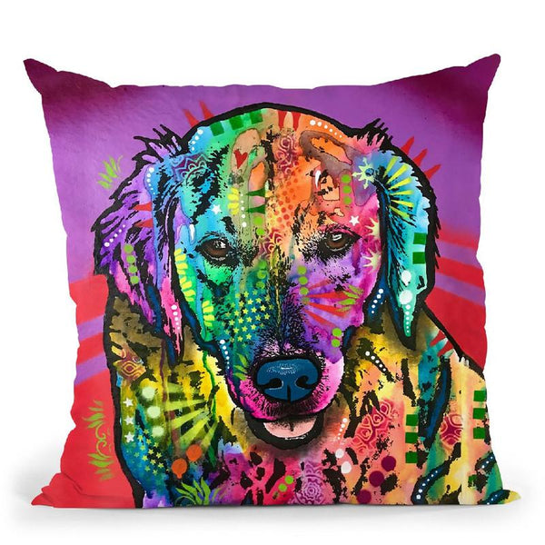 Luvin Retriever Throw Pillow By Dean Russo