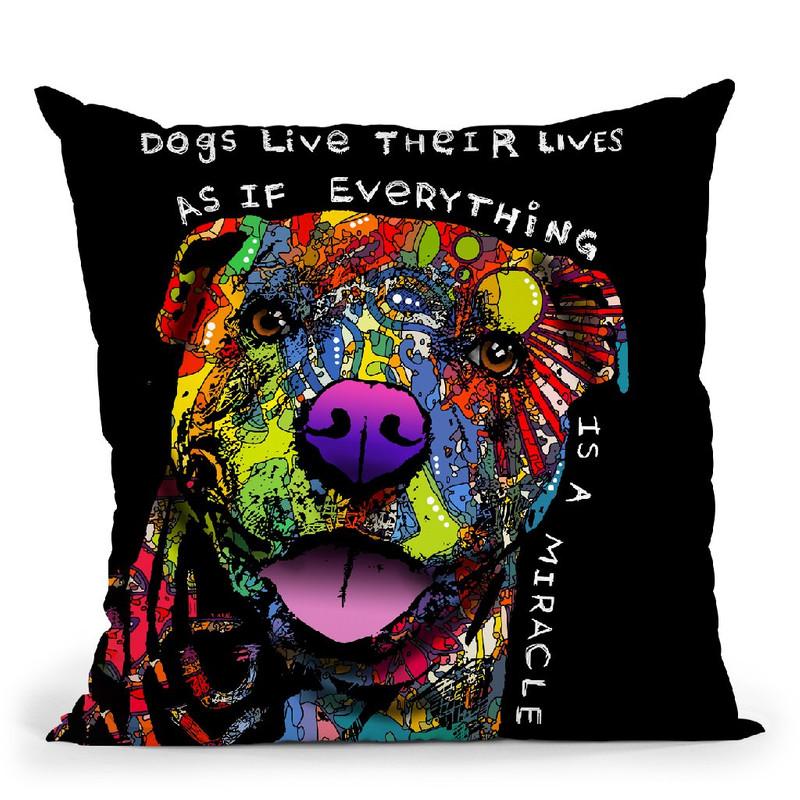 Miracle Throw Pillow By Dean Russo