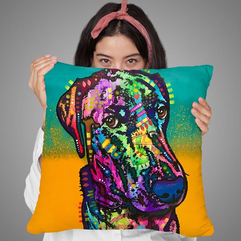 Never Me Throw Pillow By Dean Russo