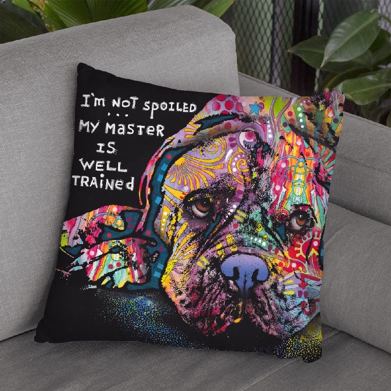 Not Spoiled Throw Pillow By Dean Russo