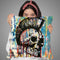 Punk Skull Throw Pillow By Dean Russo