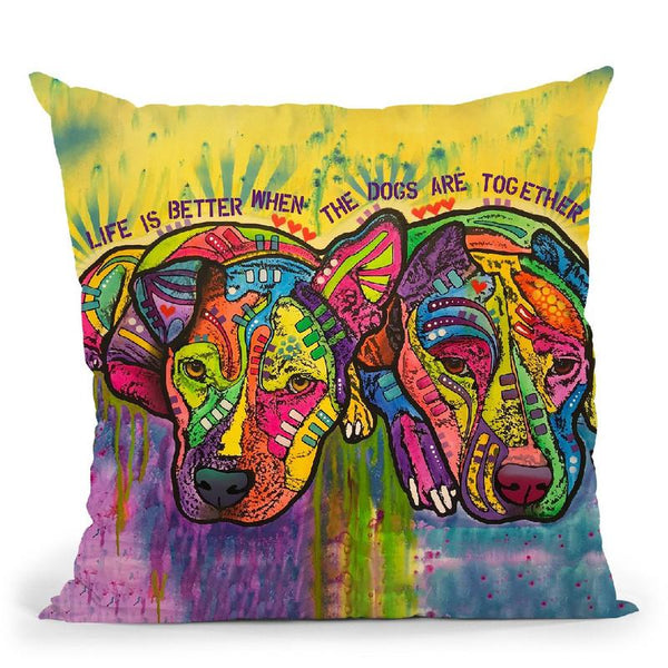 Together Throw Pillow By Dean Russo