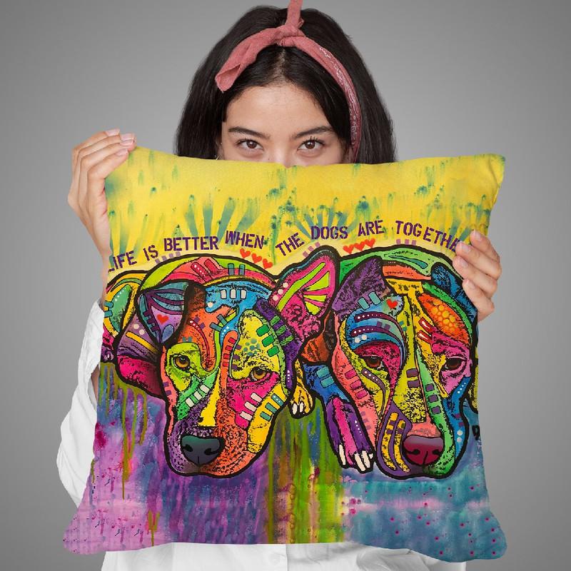 Together Throw Pillow By Dean Russo