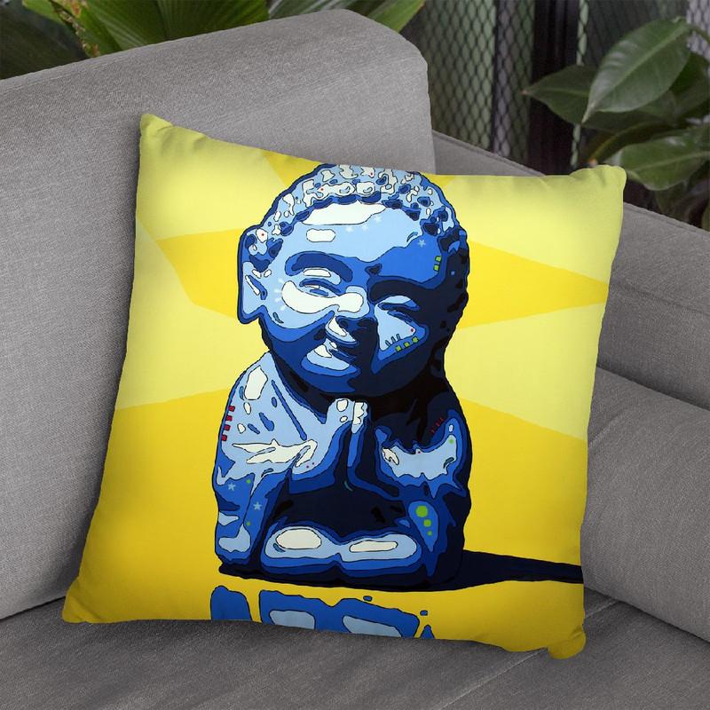 Wisdom Buddha Throw Pillow By Dean Russo