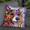 Corgi Smile Throw Pillow By Dean Russo
