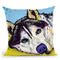 Siberian Husky Throw Pillow By Dean Russo