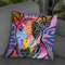 Bull Terrier Luv Throw Pillow By Dean Russo