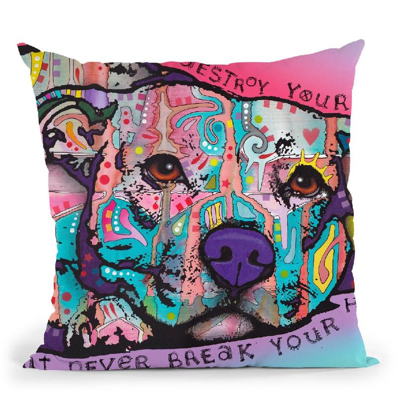 Never Break Your Heart Throw Pillow By Dean Russo