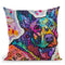 K-9 Patrol Germanep Action Throw Pillow By Dean Russo