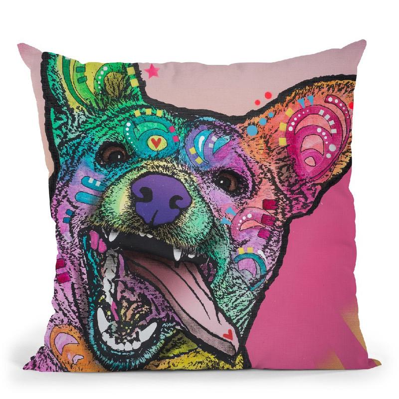 Jack Throw Pillow By Dean Russo