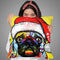 Pug Christmas Edition Throw Pillow By Dean Russo