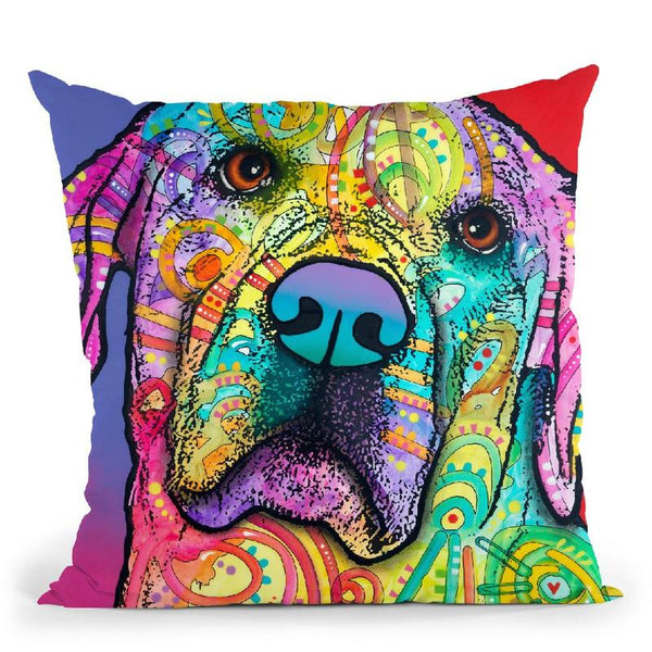 Starry Lab Throw Pillow By Dean Russo