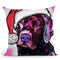 Black Lab Christmas Throw Pillow By Dean Russo