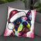 Boston Terrier Christmas Throw Pillow By Dean Russo