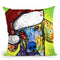 Dachshund Christmas Throw Pillow By Dean Russo
