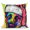 Germanepherd Christmas Throw Pillow By Dean Russo