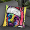 Germanepherd Christmas Throw Pillow By Dean Russo