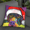 Savvy Labrador Christmas Throw Pillow By Dean Russo