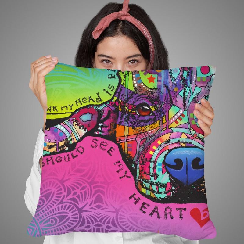 Youould See My Heart Throw Pillow By Dean Russo