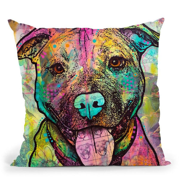 Hey Smile Throw Pillow By Dean Russo