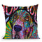 Love You Basset Throw Pillow By Dean Russo
