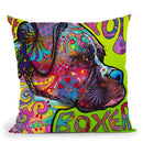 Love You Boxer Throw Pillow By Dean Russo