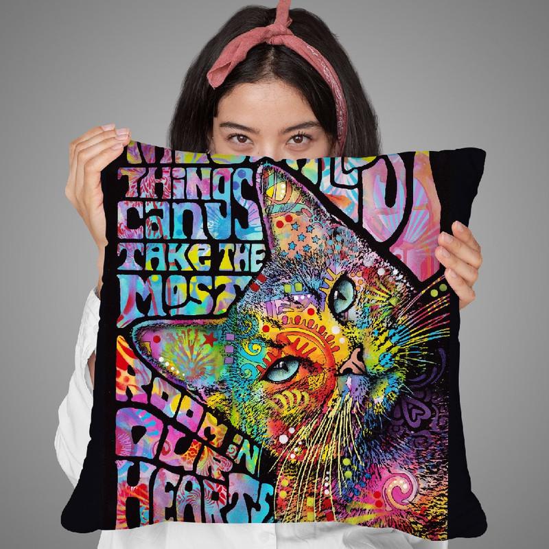 The Smallest Things Throw Pillow By Dean Russo