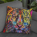 Regal (Tiger) Throw Pillow By Dean Russo