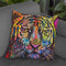 Regal (Tiger) Throw Pillow By Dean Russo